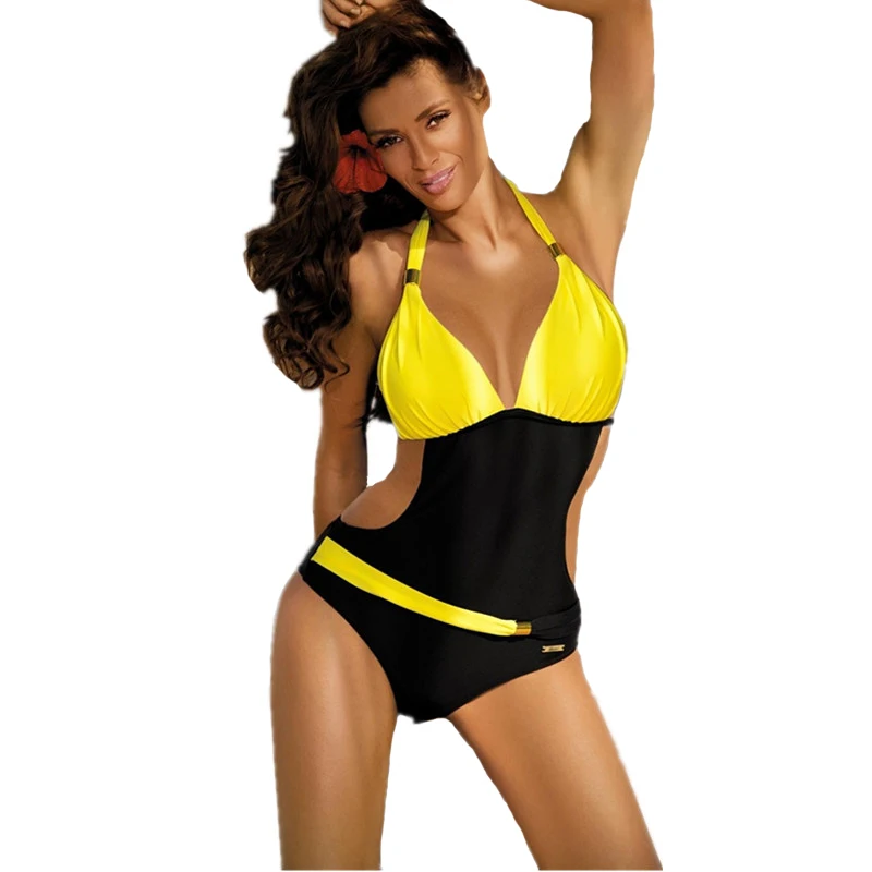 Женский винтажный купальный костюм Maillot De Bain YJ50 пляжный со смешным принтом лето