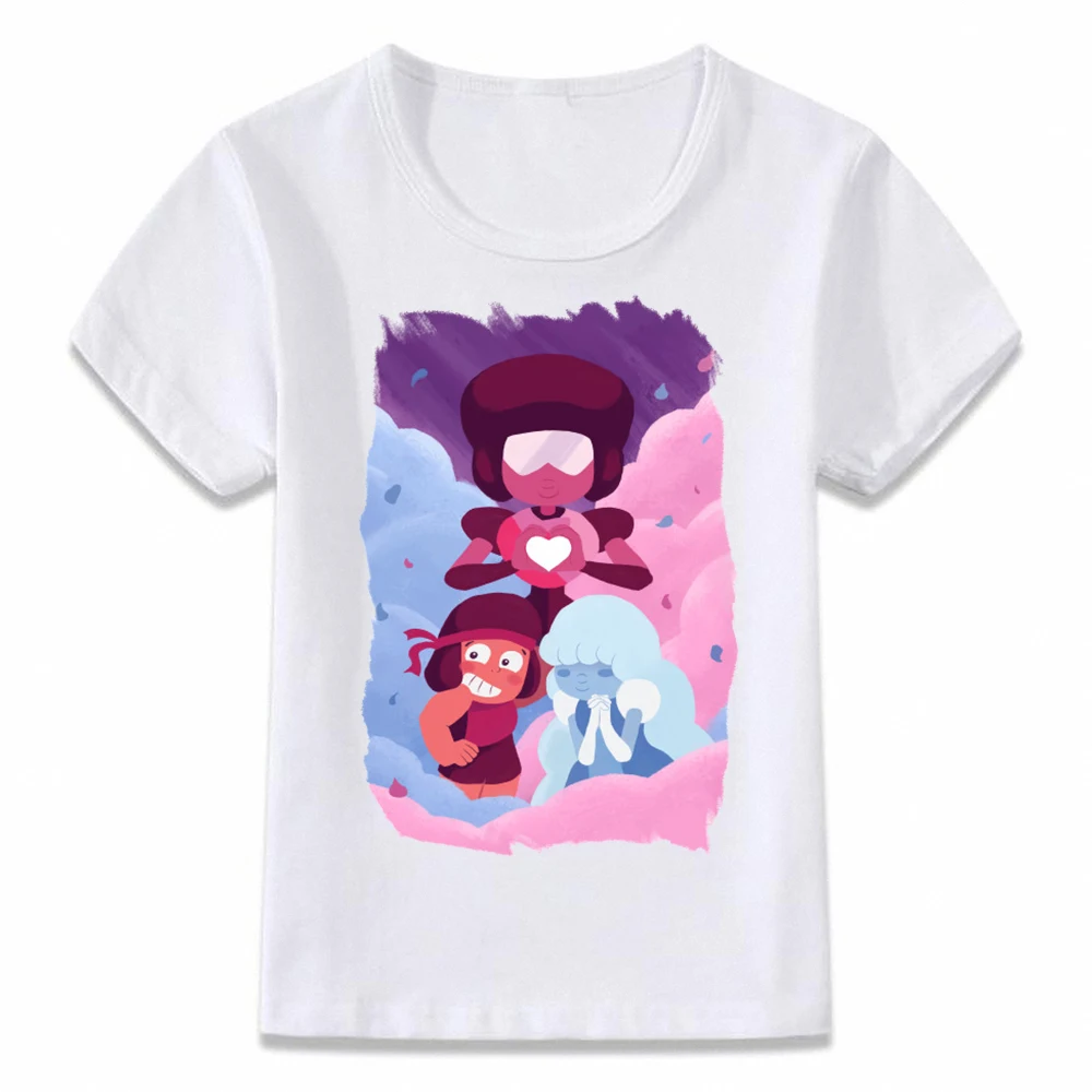 Kids Clothes T Shirt Steven Universe Cartoon Boys and Girls Toddler Shirts Tee oal213 | Детская одежда и обувь