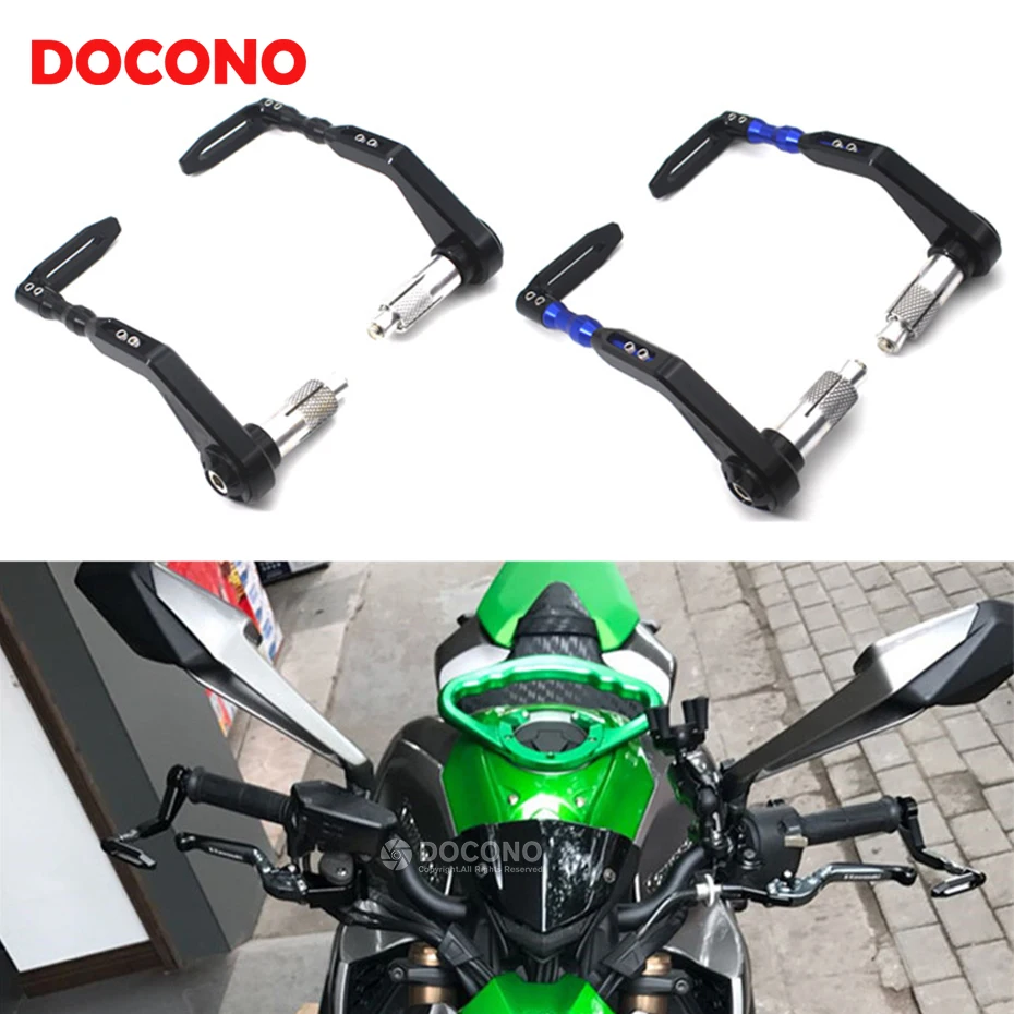 

Universal Motorcycle CNC Brake Clutch Levers Guard Protector For yamaha r3 r6 ybr 125 fz6 xj6 fz1 valentino rossi virago 250