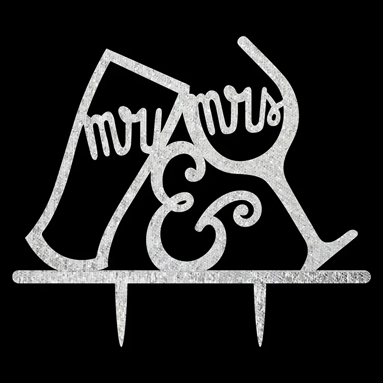 Флаги для свадебного торта с надписью We Do Love Mr & Mrs|cake decorating|cake flagscake topper |