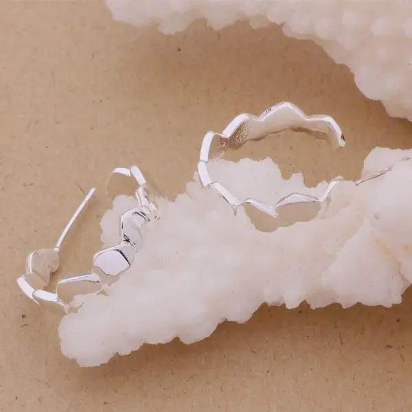 Серьги из серебра AE205 пробы модные ювелирные изделия серебряного цвета пиковая