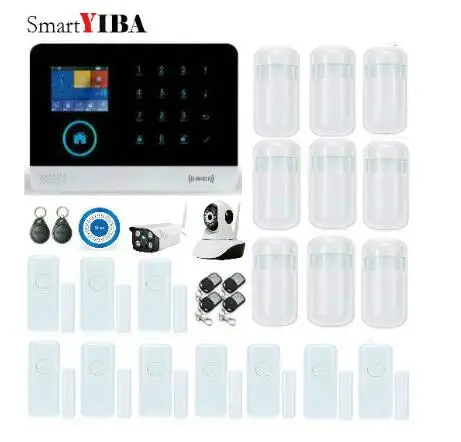 Система охранной сигнализации SmartYIBA с управлением через приложение Wi Fi SMS GSM|camera
