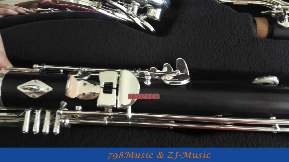 (Low C) басовый кларнет Bb ключ гренадилла эбеновое дерево корпус из черного дерева