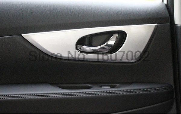 Хромированная внутренняя дверная ручка для NISSAN QASHQAI J11 2014 2015 2016 накладка отделка