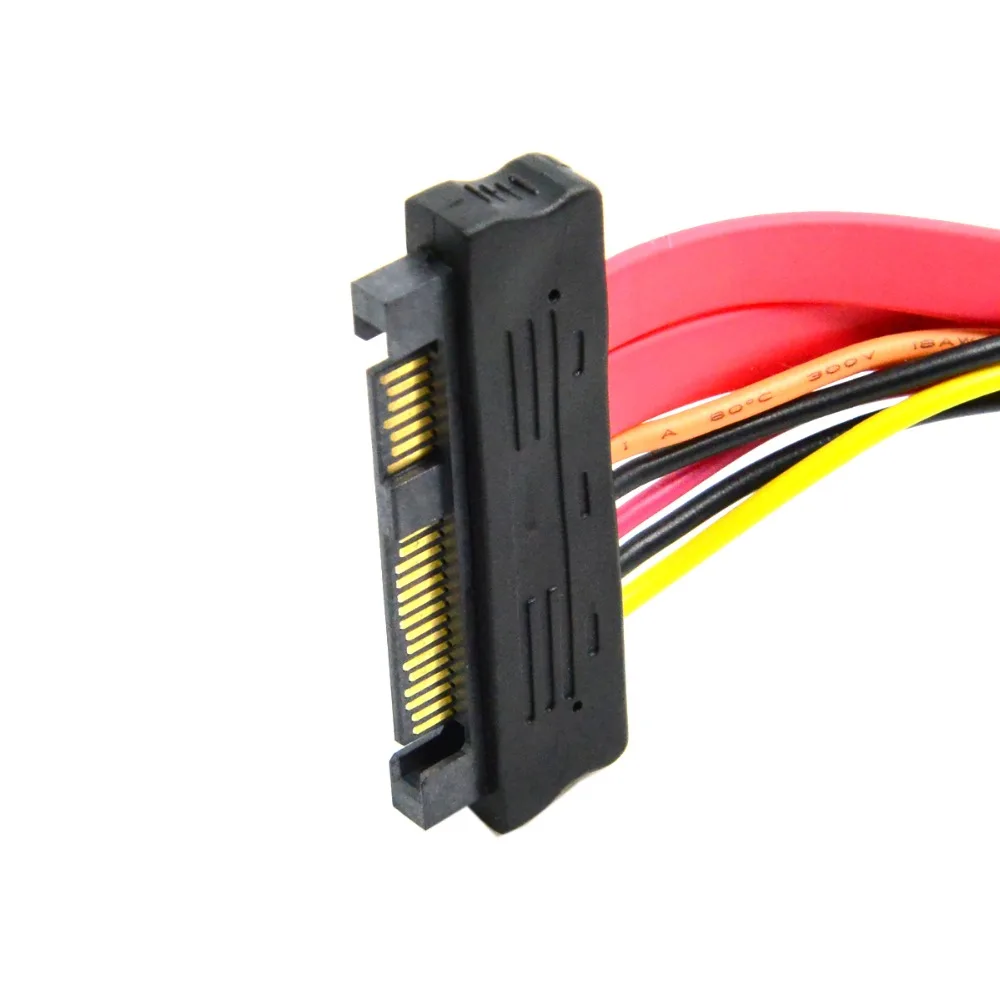 SAS Hard Disk Drive SFF-8482 Cable 29Pin Male To Female Extension 0.5m | PC Hardware Cables &amp Adapters