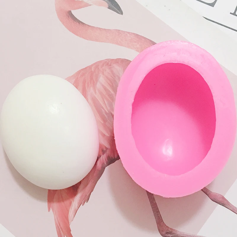 

Ellipse Oval Shaped Soap Silicone Mold Craft Tools Cobblestone Egg Handmade Making Soap Molds