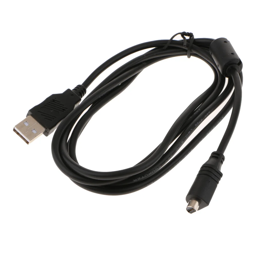 1,5 м 10Pin-USB кабель для синхронизации данных и зарядки для sony VMC-15FS Цифровая видеокамера Handycam подключается 10-булавочного типа к прямому usb-порту на вашем компьютере Порты и разъёмы на ПК или Mac