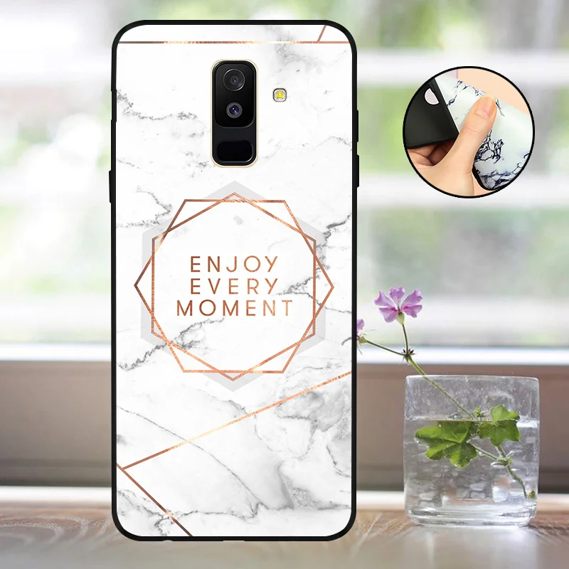 Мягкий A600 A605F чехол для Funda samsung A6 чехол силиконовый матовый задний Чехол для Capas samsung Galaxy A6 Plus чехол бампер