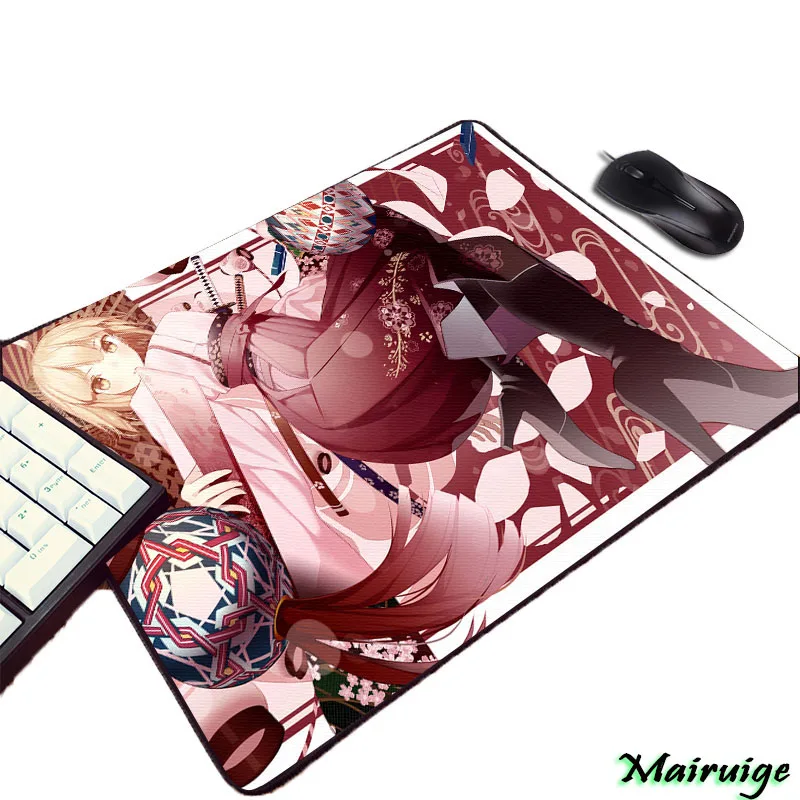 Mairuige серия Fate аниме ночь ноль Grand Order анимационный Резиновый Коврик Для Мыши для ПК небольшого размера Настольный коврик для украшения рабочего стола