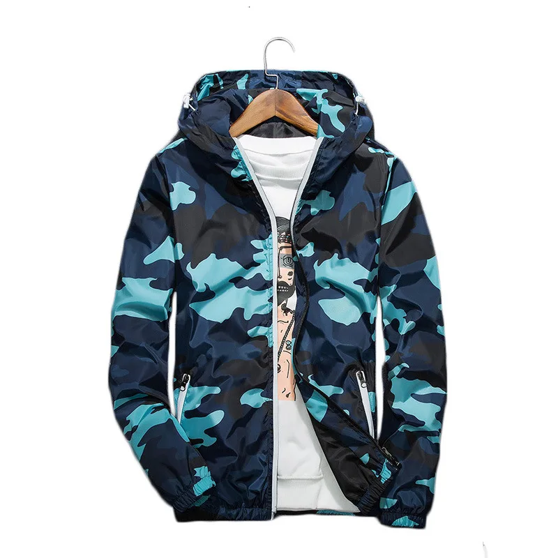 Новинка 2017 года Осень и весна Для мужчин куртка Повседневное Куртка Верхняя