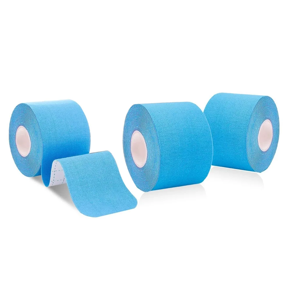 

2.5-5cm Cotton Elastic Sports Taping Kinesiology Tape Breathable Therapeutic Muscle Strapping Adhesive Bandage 9 Colors