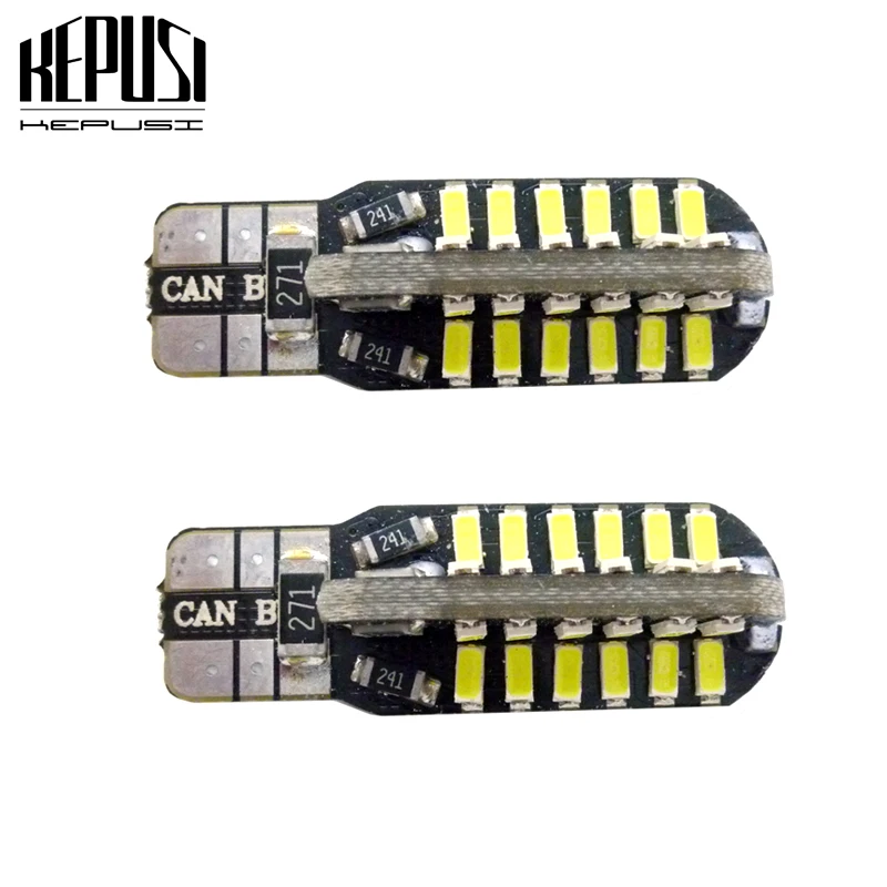 2 шт. автомобисветильник светодиодсветодиодный лампы Canbus T10 48 SMD 3014 W5W | Автомобили