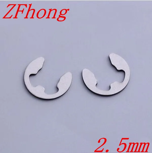 

100pcs DIN6799 M2.5 2.5mm Stainless Steel E circlips retaining ring for shafts