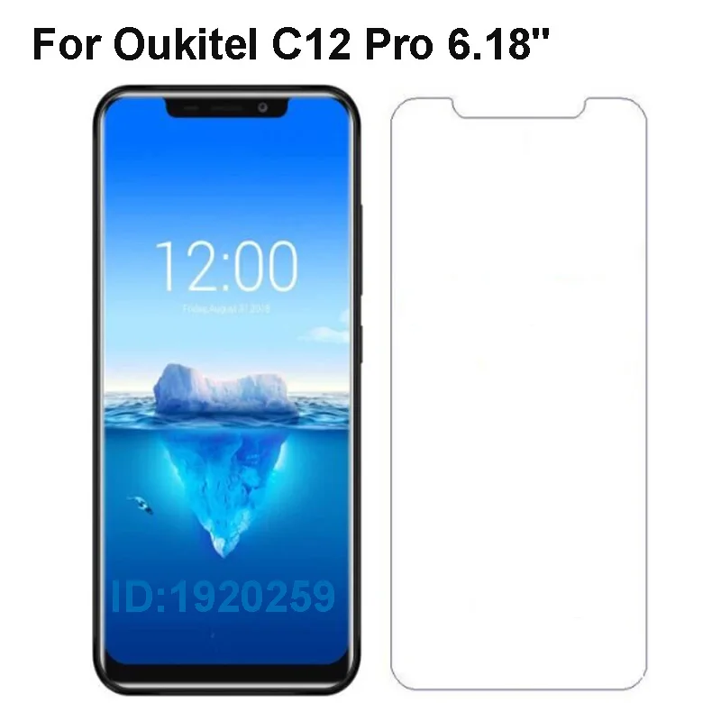 

Защитное стекло для экрана телефона Oukitel C12 Pro, 9H 2.5D, Высококачественная пленка из закаленного стекла для Oukitel C12 Pro, защитная пленка