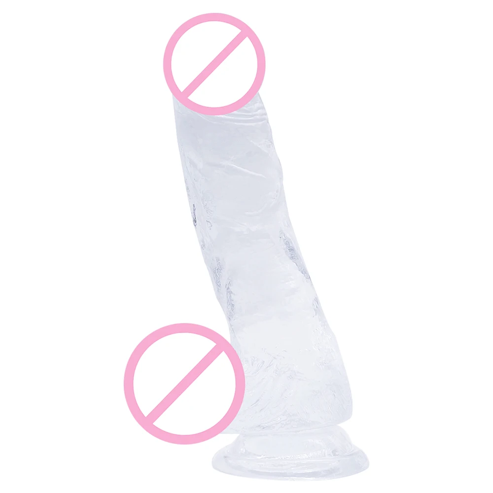 DOMI 18*3 5 см длинный женский пенис для мастурбации мягкий желеобразный