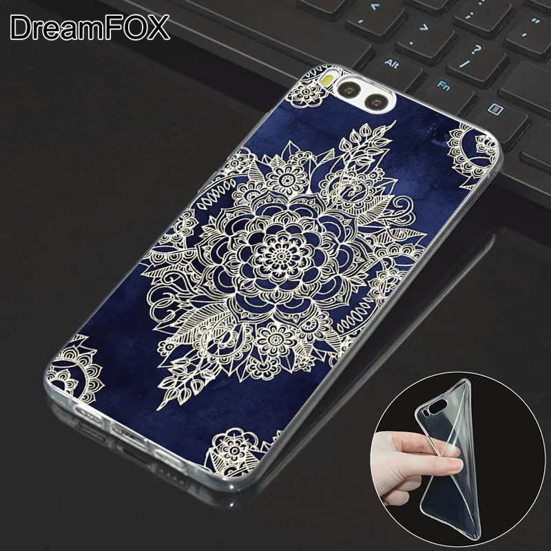 DREAMFOX M538 Мандала Цветы Мягкий ТПУ силиконовый чехол для Xiaomi Mi Note 2 3 4 5 6 8 SE M5 4C 4S 5C 5S 5X