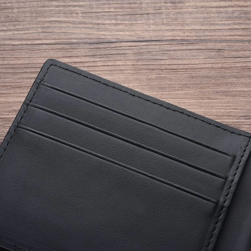 Высококачественный RFID Блокировка зажим для денег Мода двойного сложения мужской кожаный кошелек ID кредитной для мужчин бренд мужской женские кошельки