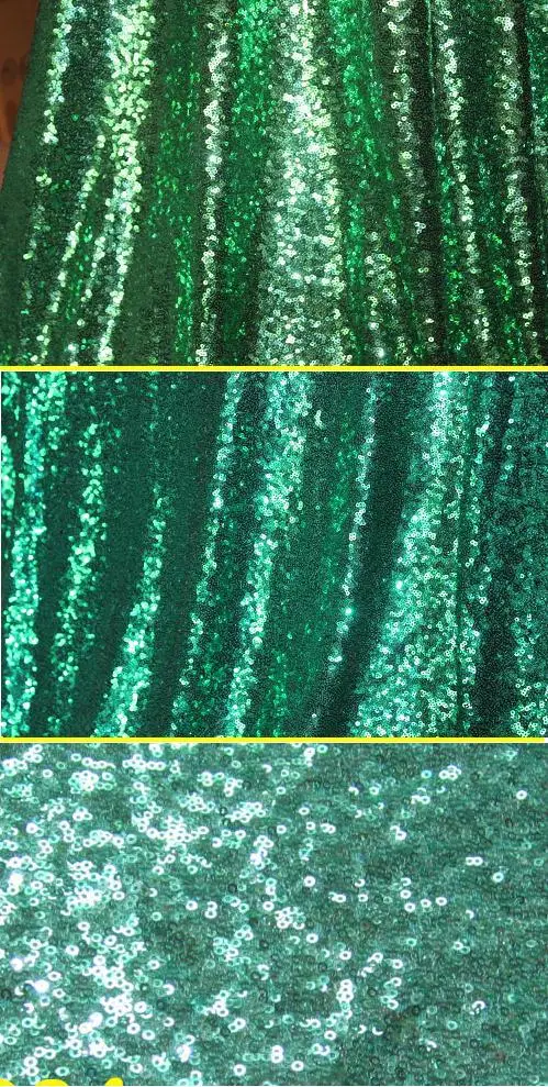 Ткань с блестками мятного цвета с кружевным узором, вышитая пайетками. Подходит для ночных платьев. Свежий зеленый/темный зеленый/зеленый лес/черноватый 132см.