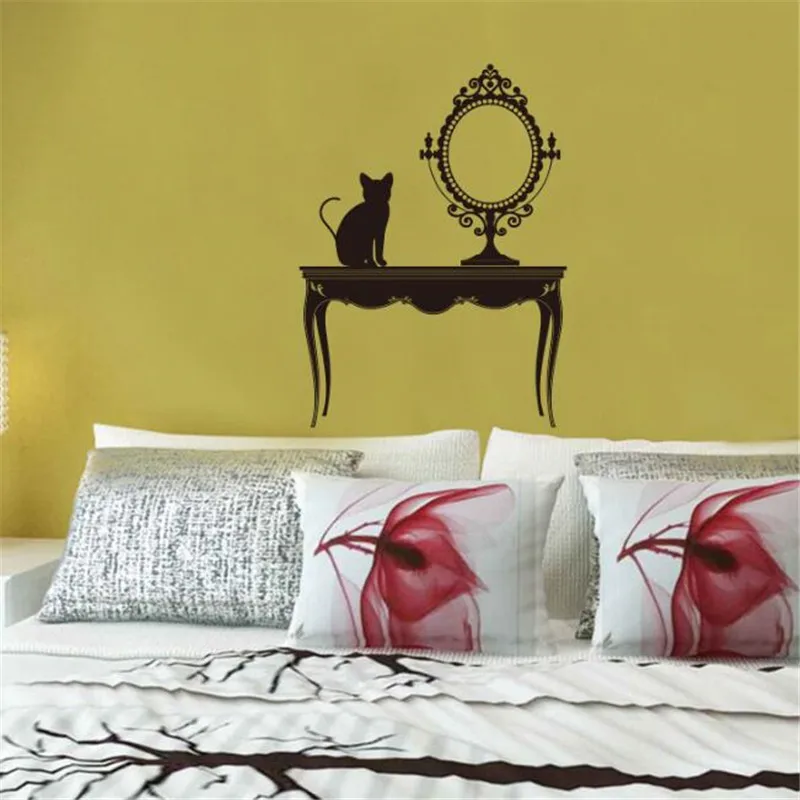 IDFIAF сексуальная леди девушка силуэт нанесение макияжа виниловая художественная