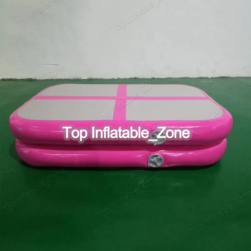 Высокое качество розовый воздушный блок завод надувной трек для