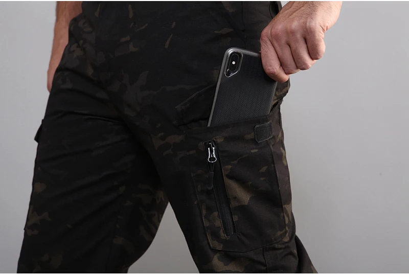 Refire gear камуфляжные военные тактические штаны для бега мужские много карманов армейские брюки карго страйкбол Пейнтбол хлопковые брюки