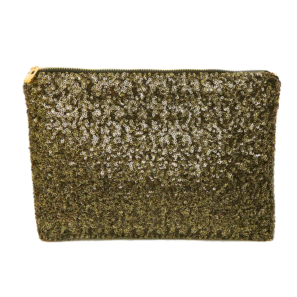 2 шт./лот Новый женский модный клатч с блестящими блестками вечерняя сумка для