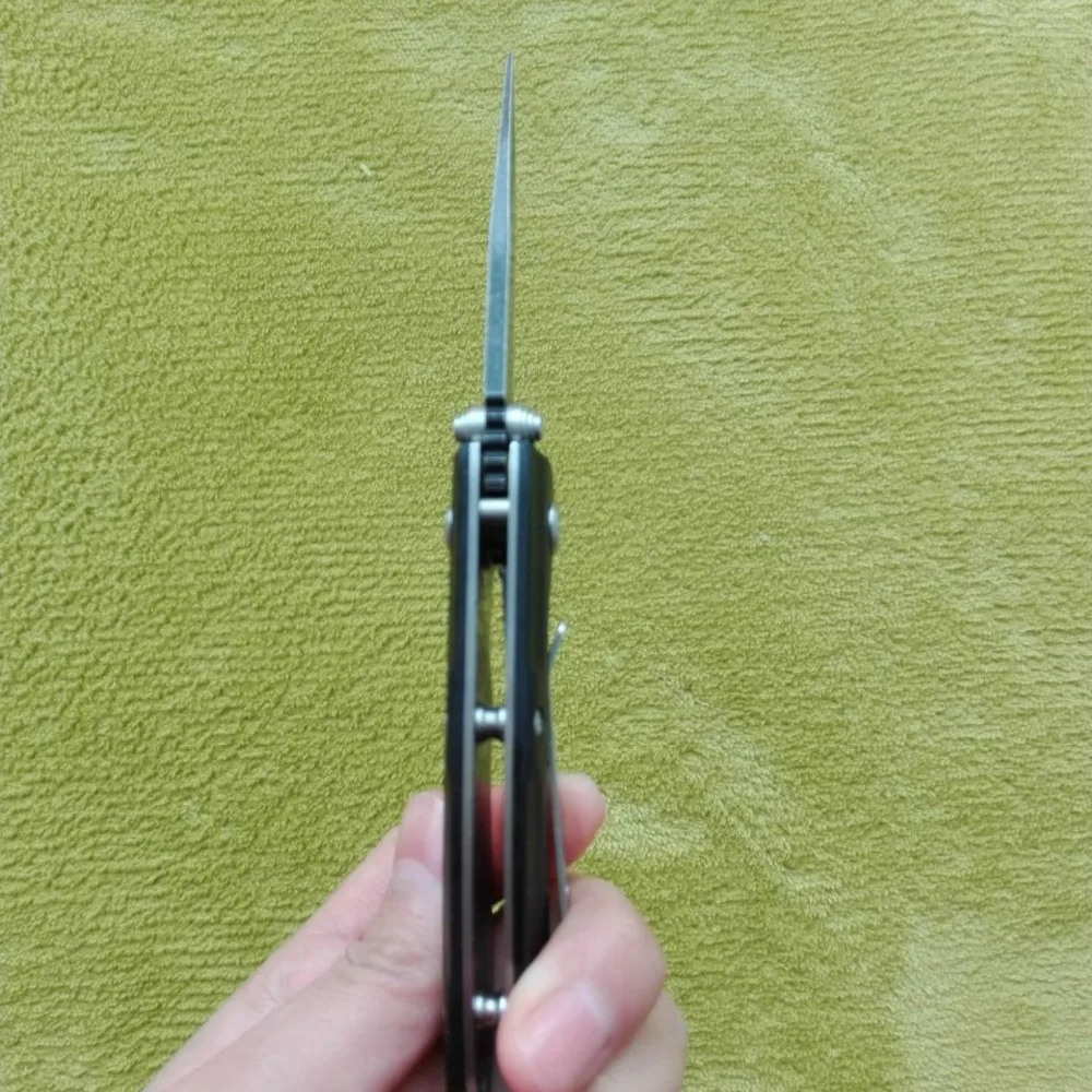 Ся нож D2 стальной тактический складной Белый G10 Ручка из высокоуглеродистой