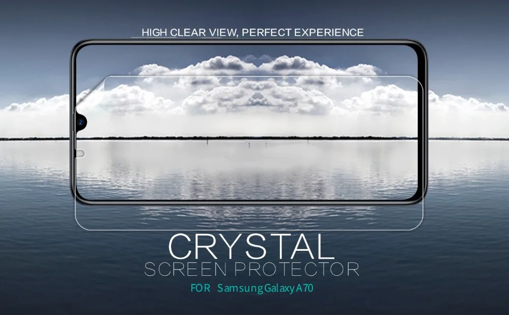 2 шт. для samsung Galaxy A70 NILLKIN КРИСТАЛЛ Super clear Защитная пленка или антибликовым покрытием матовая защитная пленка для Galaxy A70