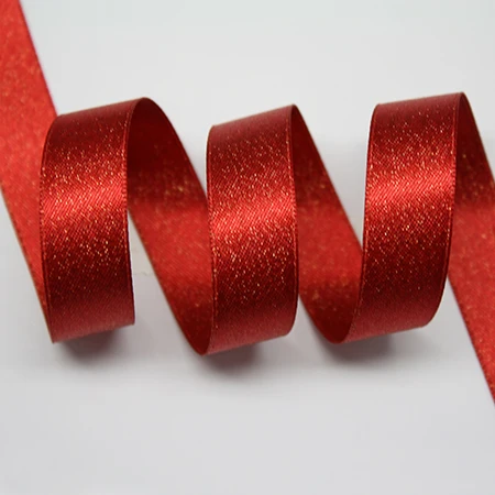 red 250 YAMA золотисто-фиолетовая атласная лента 3 мм, 1/8 дюйма, 500 ярдов/рулон для вечерние, свадебные украшения ручной работы, розовые цветы, подарки - Цвет: red 250
