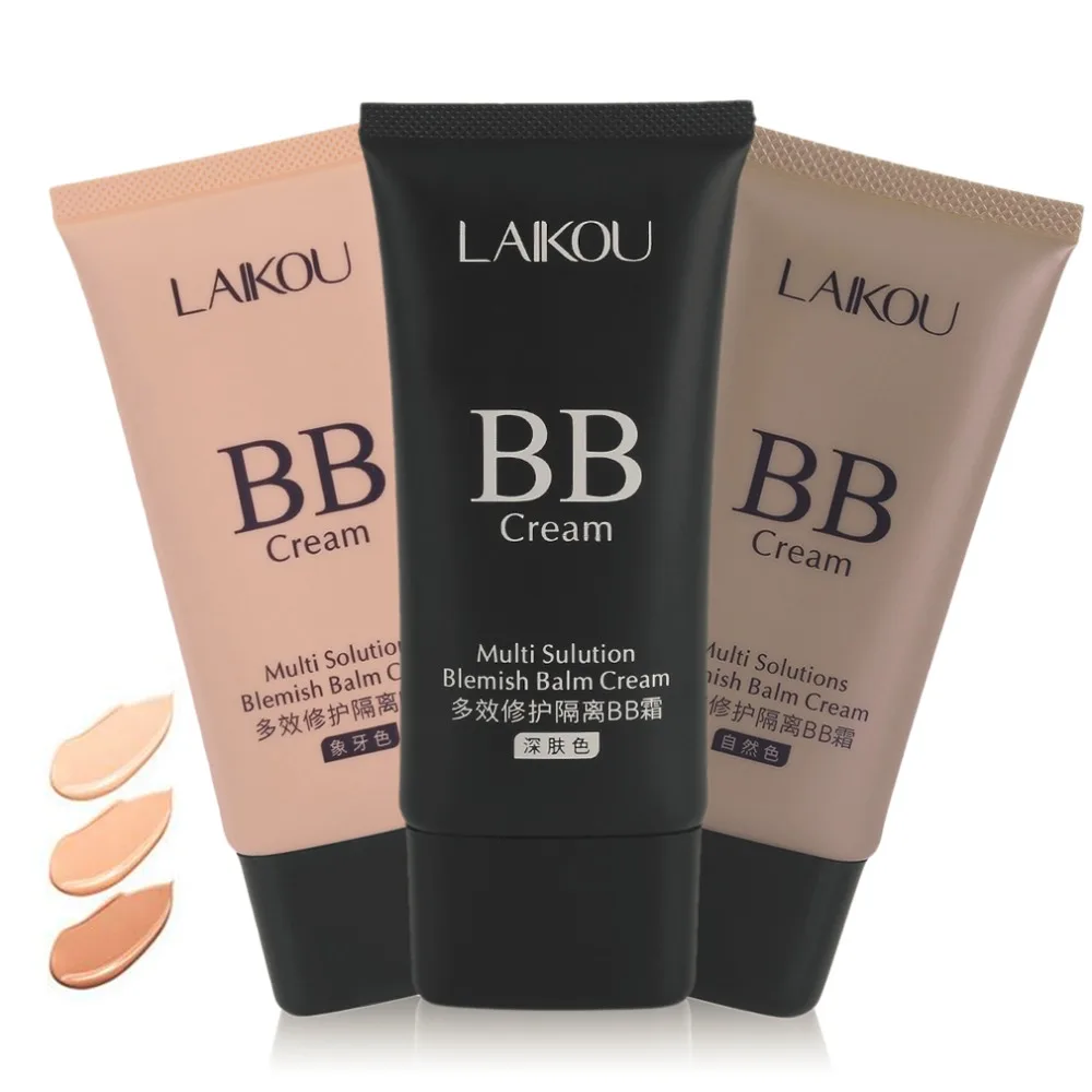 LAIKOU, профессиональный, 50 г, идеальное покрытие, BB крем, тональный крем, тональный крем для женщин, леди, Отбеливание лица, косметика, инструмент для макияжа
