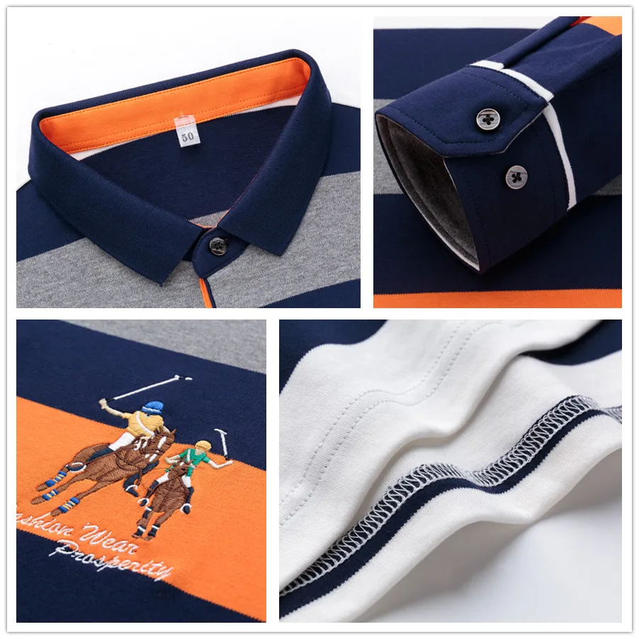 Мужские рубашки поло с пуговицами hollitiger удобные длинными рукавами из 100% хлопка