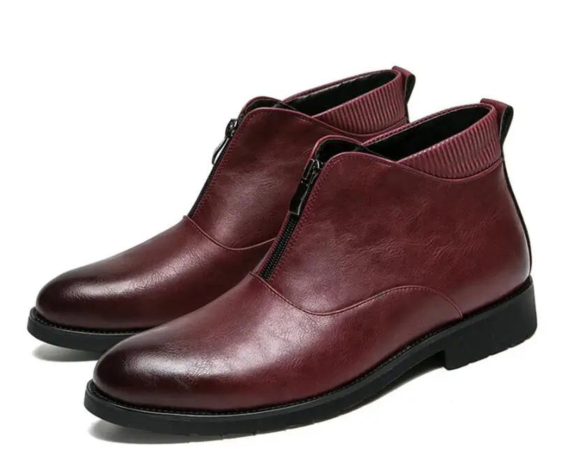 Мужские туфли из натуральной кожи Черные слипоны размеры 39-45 весна 2018 | Обувь