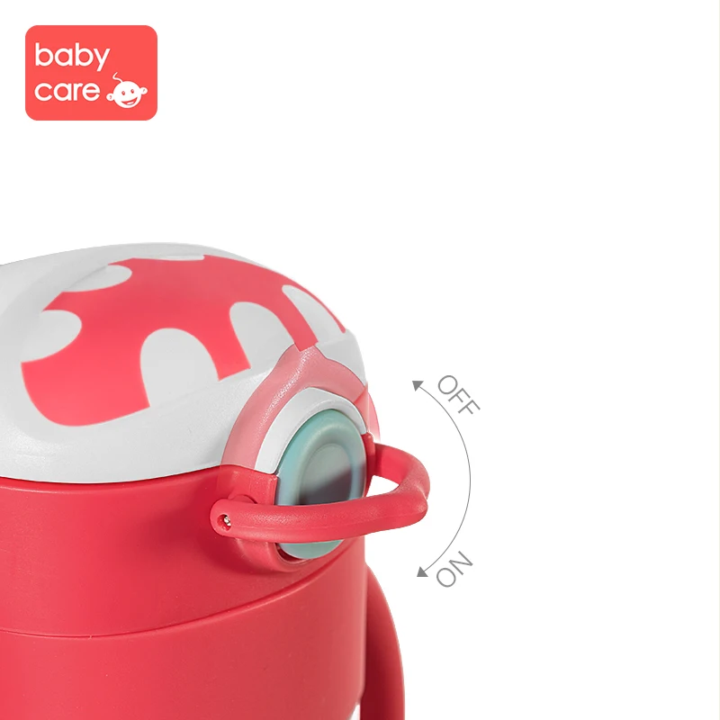babycare 300ml Learning Water Straw Babi Cup Baby Drinking Handle Sippy Kindergarten Children Sport | Мать и ребенок
