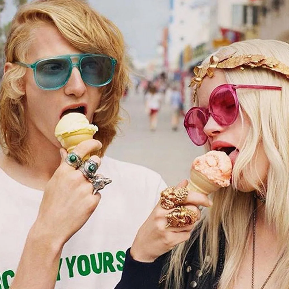 Женские солнцезащитные очки MISM Goggle Затемненные прозрачные модные унисекс Lunette De