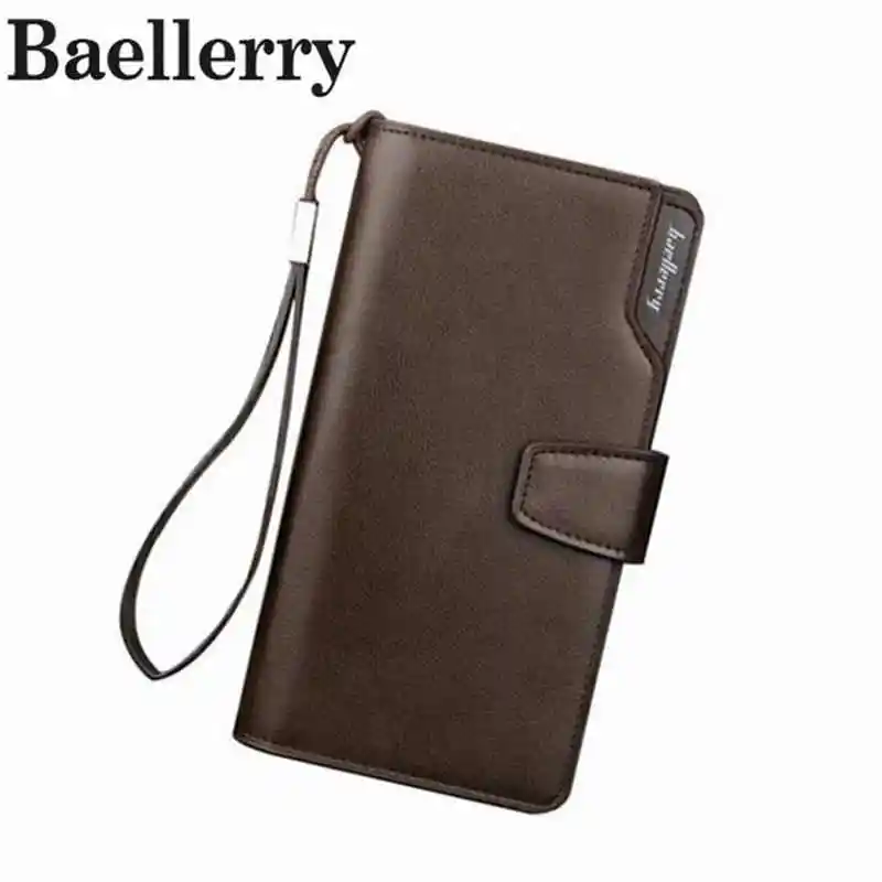 Baellerry модные мужские кошельки, повседневный кошелек, мужской кошелек, клатч, брендовый кожаный Длинный кошелек, дизайнерские ручные сумки для мужчин, кошелек DB5715