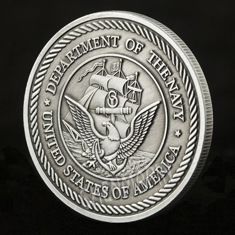 Памятные монеты второго поколения военно морского флота США|Безвалютные монеты|