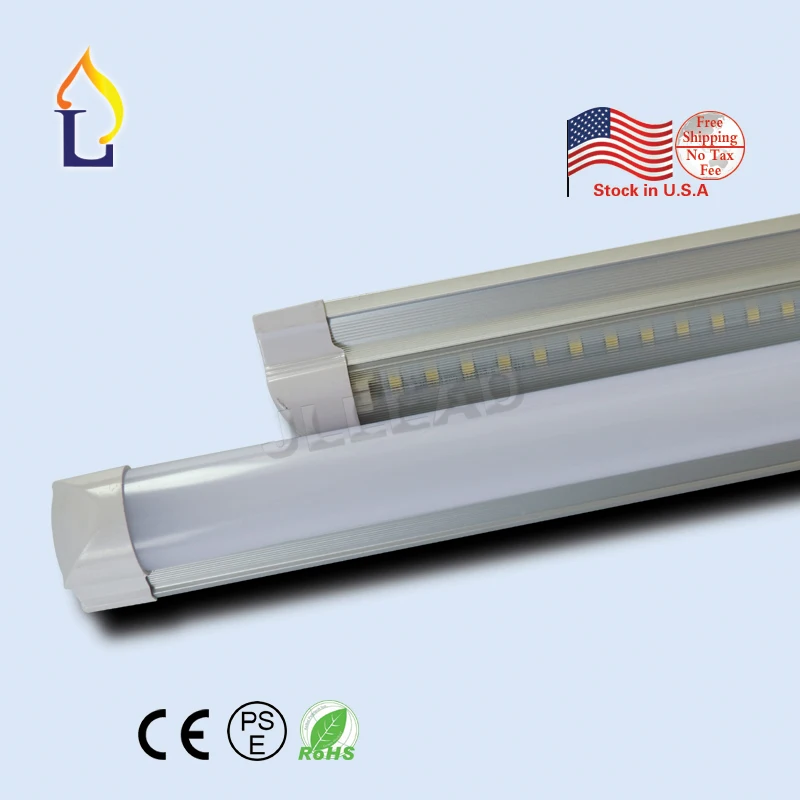 6 шт./лот T8 интегрированный V-shapedtube свет 8ft 60 Вт SMD2835 28LM/led флуоресцентная на замену