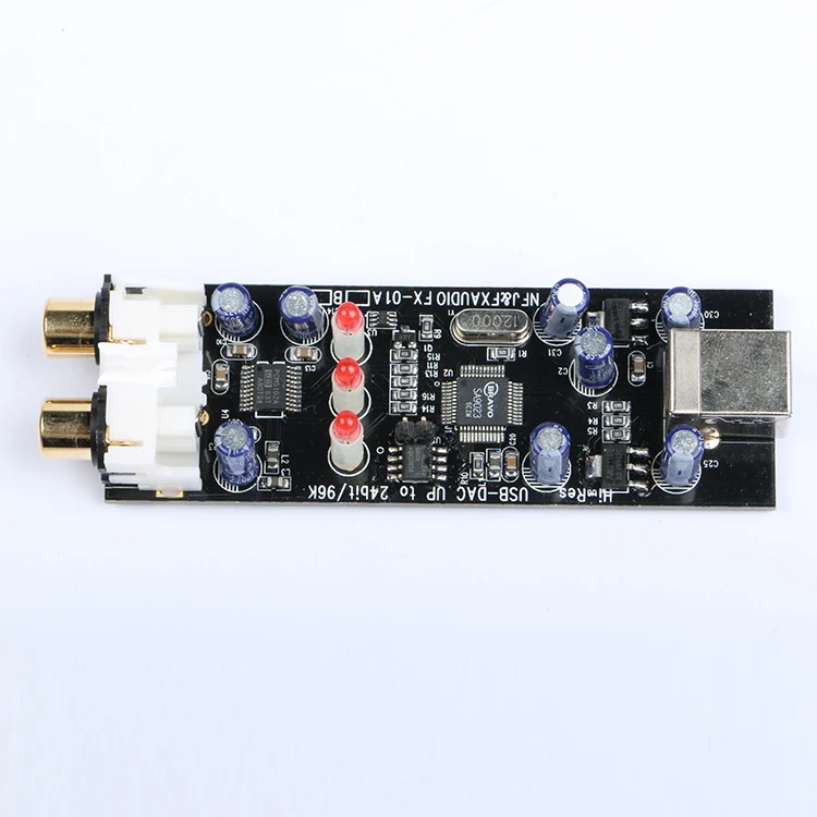 Новинка 2017 звуковая карта FX Audio USB DAC аудио декодер дисплей дискретизации SA9023 PCM5102