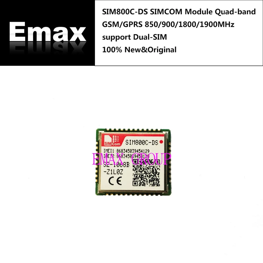 SIM800C-DS Simcom 2G 100% Новинка &amp Оригинал Натуральная компонентов GSM/GPRS Встроенный