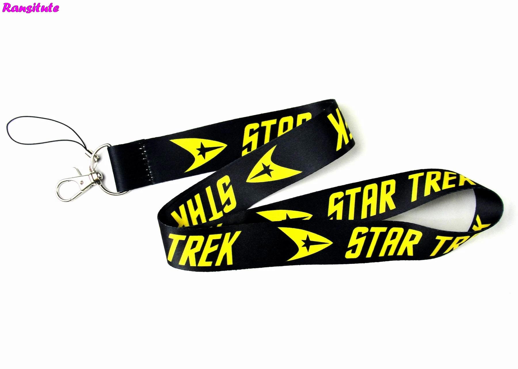 Ransitute R409 Star Trek шейный ремешок Ключ ID карта тренажерный зал мобильный телефон с USB значок клип DIY ремешок lasso