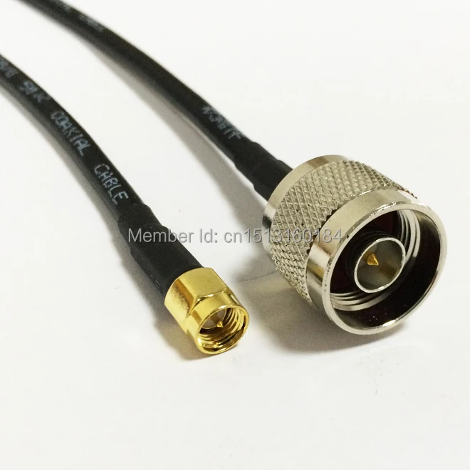 New Modem Coaxial Cable SMA Male Plug Connector Switch N RG58 50CM 20&quot Adapter | Мобильные телефоны и аксессуары