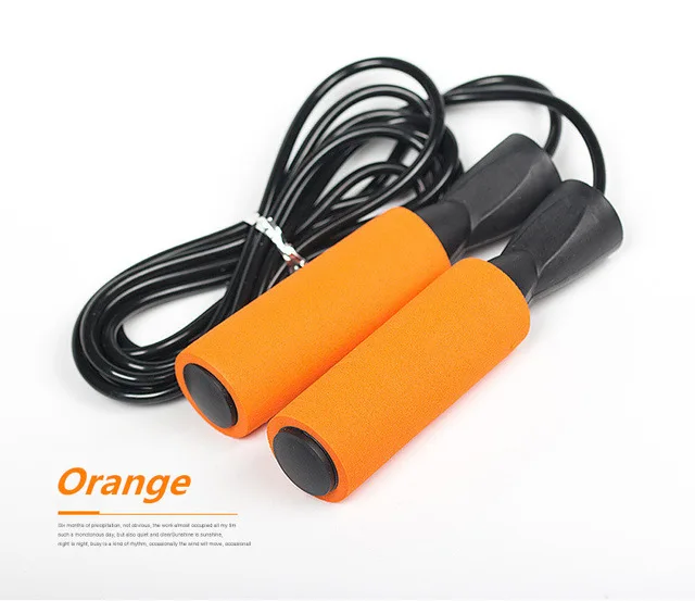orange jump rope 3 цвета фитнес Кроссфит скакалки регулируемые спортивные упражнения для похудения тренажерный зал фитнес - Цвет: orange jump rope