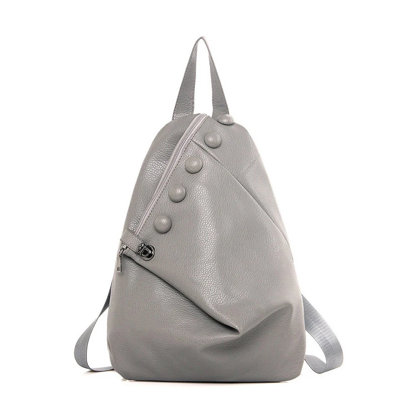 Women Backpack Chest Pack Leisure Travel Shoulder Bag Men Leather Crossbody Bags Vintage Retro Ladies Sling Girls | Багаж и сумки