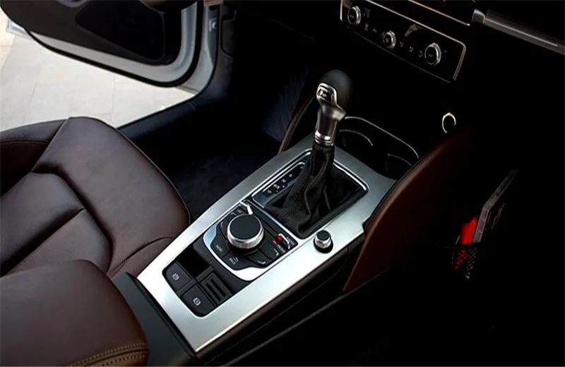 Для Audi A3 8V 2012 2013 2014 2015 Коробка передач из нержавеющей стали декоративная отделка