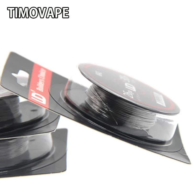 100% оригинал UD Nichrome Ni80 A1 SS316L 24GA 26GA 28GA для DIY MTL RDA перестраиваемый атомайзер