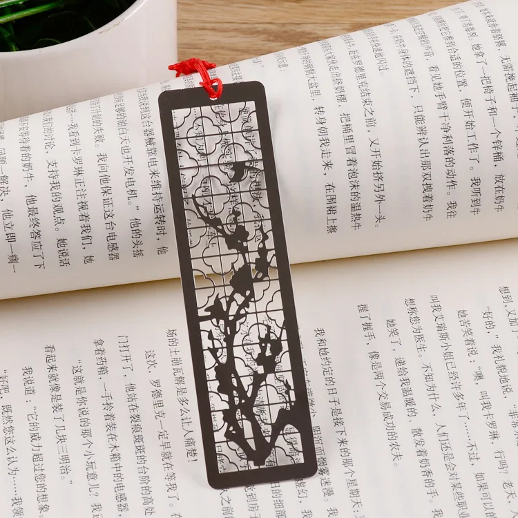 4 шт./лот китайская Закладка в классическом стиле Мерлин Бамбуковая Хризантема