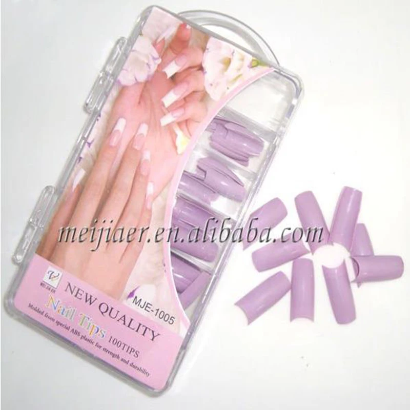 Janelove100pcs Новый профессиональный французский накладные ногти для акриловых