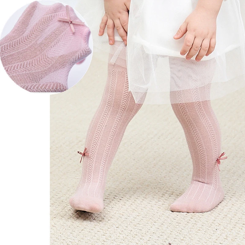 Весна осень новинка тонкие детские хлопковые колготки для малышей чулки девочек