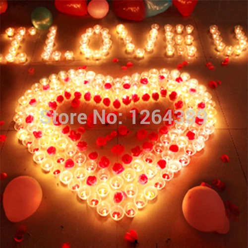 12 шт. мерцающие беспламенные светодиодные Чайные свечи работающие от батареи для