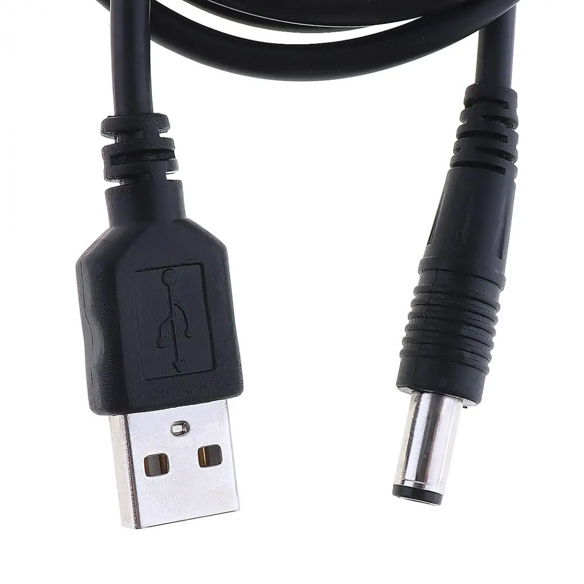 2 шт. 3A USB изогнутая головка с поворотным прямым заголовком DC кабель питания